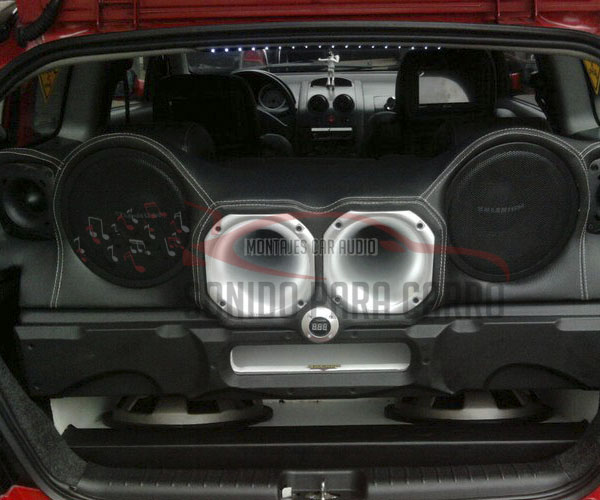 MONTAJE DE SONIDO CHEVROLET AVEO 22 TYU MONTAJE DE SONIDO CHEVROLET AVEO.