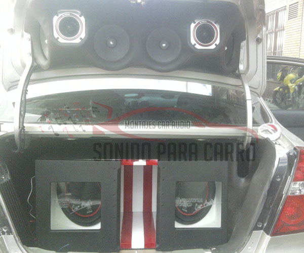 MONTAJE DE SONIDO CHEVROLET AVEO 21 TYU MONTAJE DE SONIDO CHEVROLET AVEO.