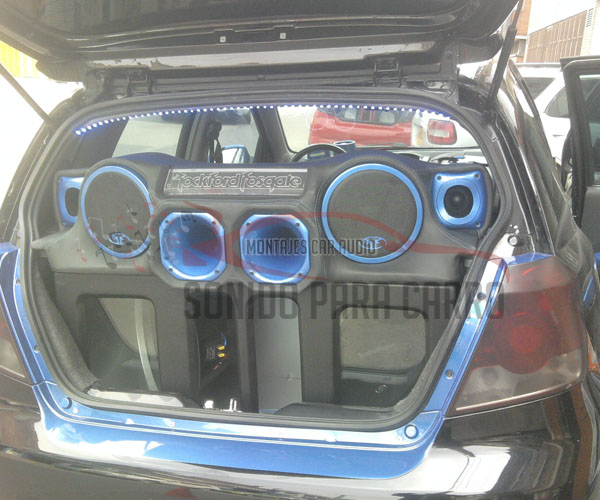 MONTAJE DE SONIDO CHEVROLET AVEO 20 TYU MONTAJE DE SONIDO CHEVROLET AVEO.