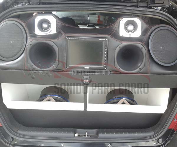 MONTAJE DE SONIDO CHEVROLET AVEO 9 TYU MONTAJE DE SONIDO CHEVROLET AVEO.