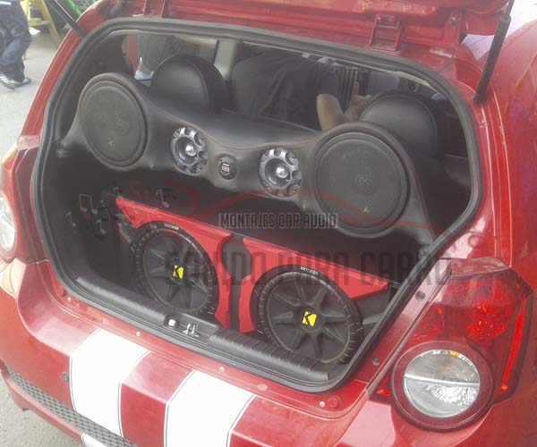 MONTAJE DE SONIDO CHEVROLET AVEO 12 TYU MONTAJE DE SONIDO CHEVROLET AVEO.