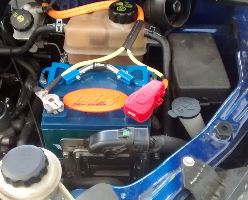 BATERÍA EN GEL CARGA SECA ÓPTIMA LÍENA AZUL