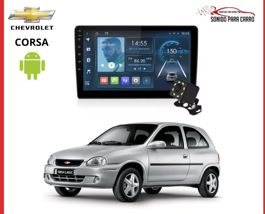 RADIO ANDROID CHEVROLET CORSA RADIO ANDROID CHEVROLET CORSA
