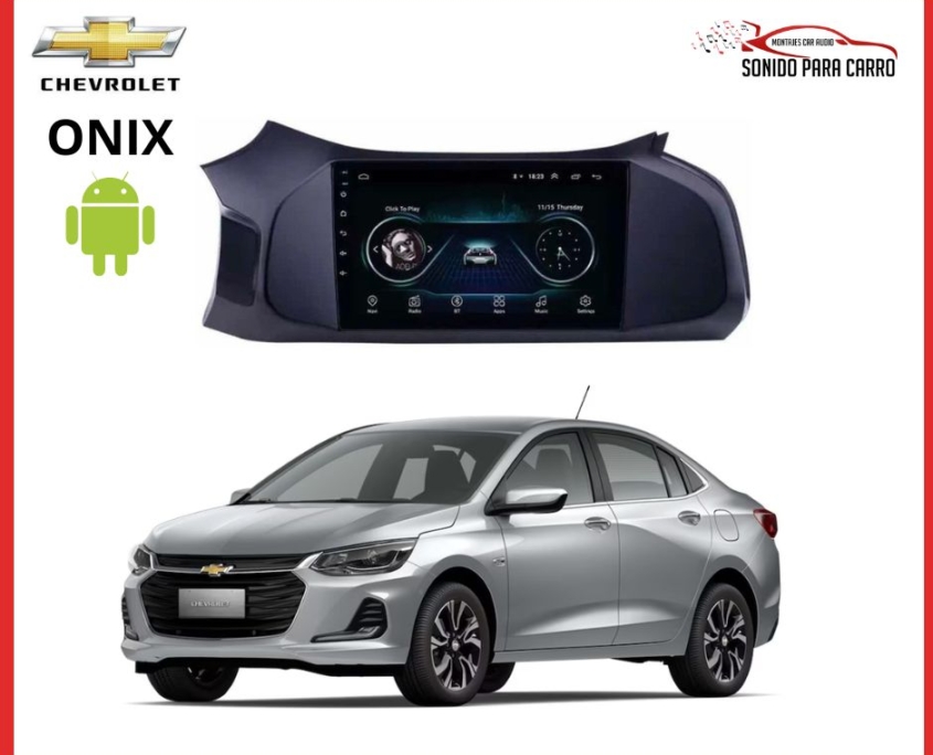 RADIO ANDROID CHEVROLET ONIX RADIO ANDROID CHEVROLET ONIX
