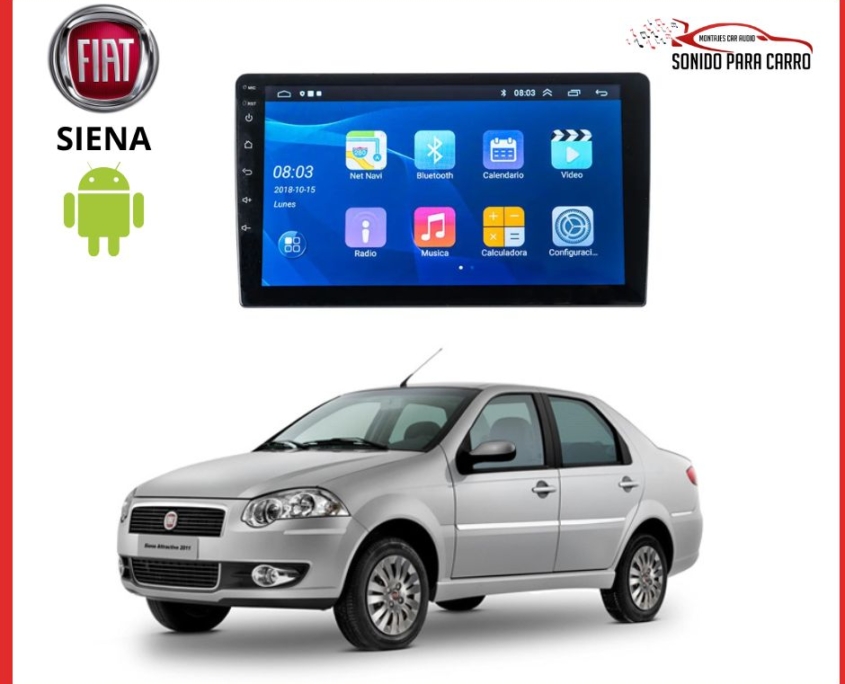 RADIO ANDROID FIAT SIENA RADIO ANDROID FIAT SIENA