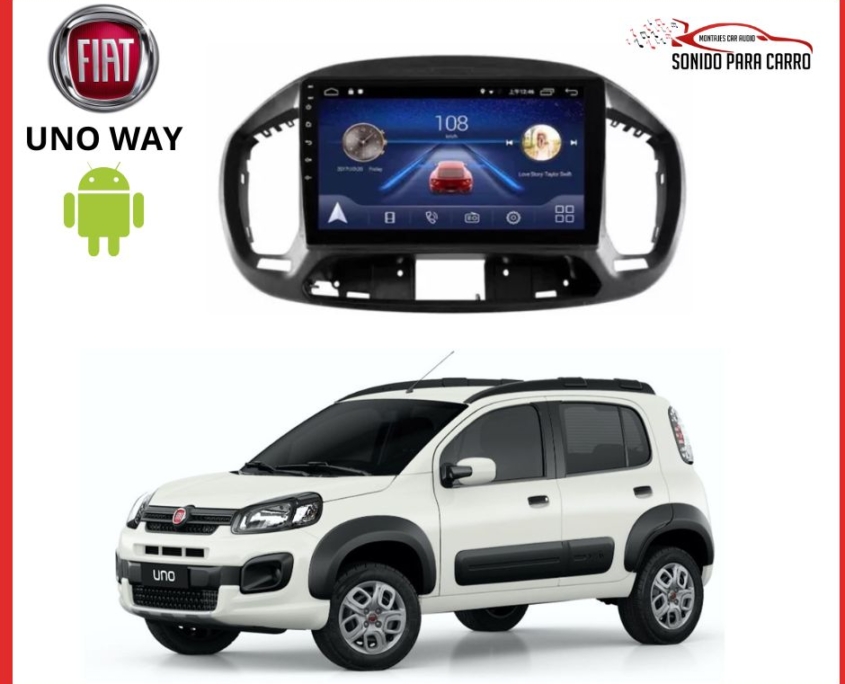 RADIO ANDROID FIAT UNO WAY RADIO ANDROID FIAT UNO WAY