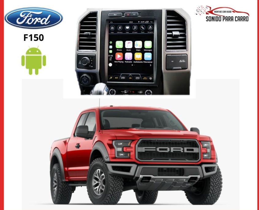 RADIO ANDROID FORD F150 TIPO TESLA RADIO ANDROID FORD F150 TIPO TESLA