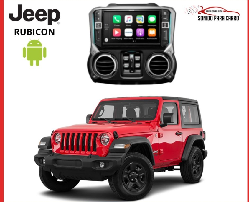 Radio Android Jeep CarPlay Waze Youtube