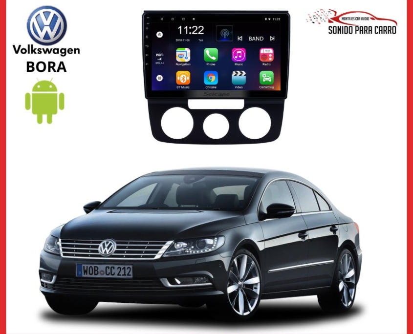 RADIO ANDROID VOLKSWAGEN BORA RADIO ANDROID VOLKSWAGEN BORA