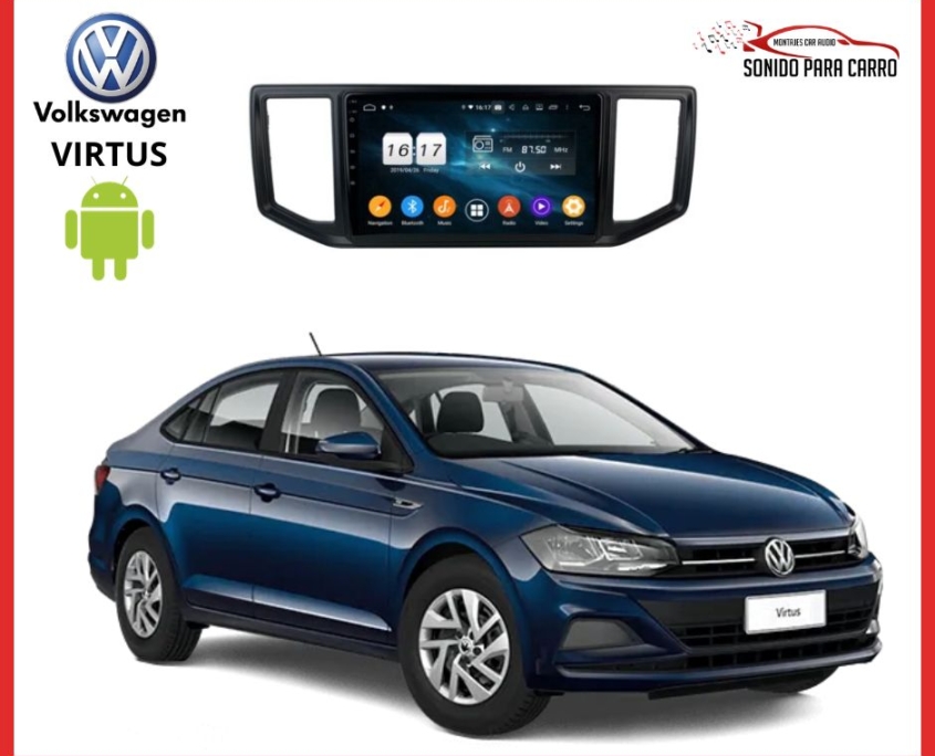 RADIO ANDROID VOLKSWAGEN VIRTUS RADIO ANDROID VOLKSWAGEN VIRTUS