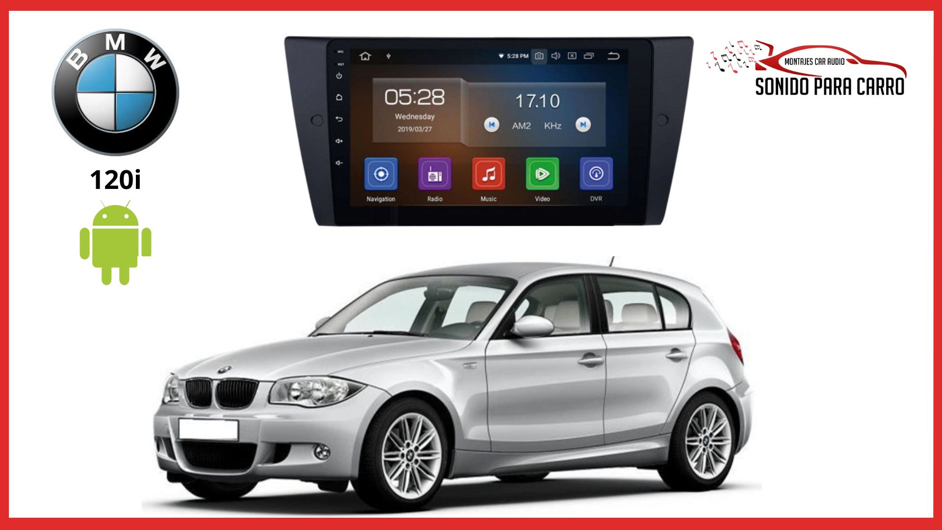 RADIO ANDROID BMW 120i