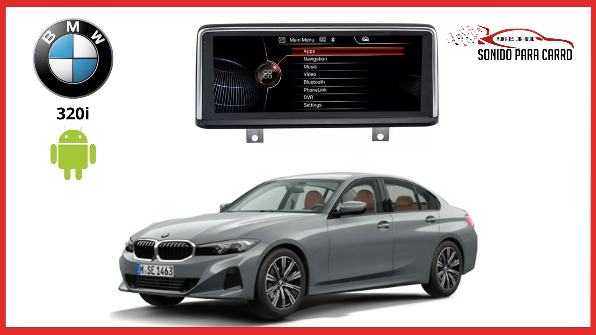 RADIO ANDROID BMW 320i