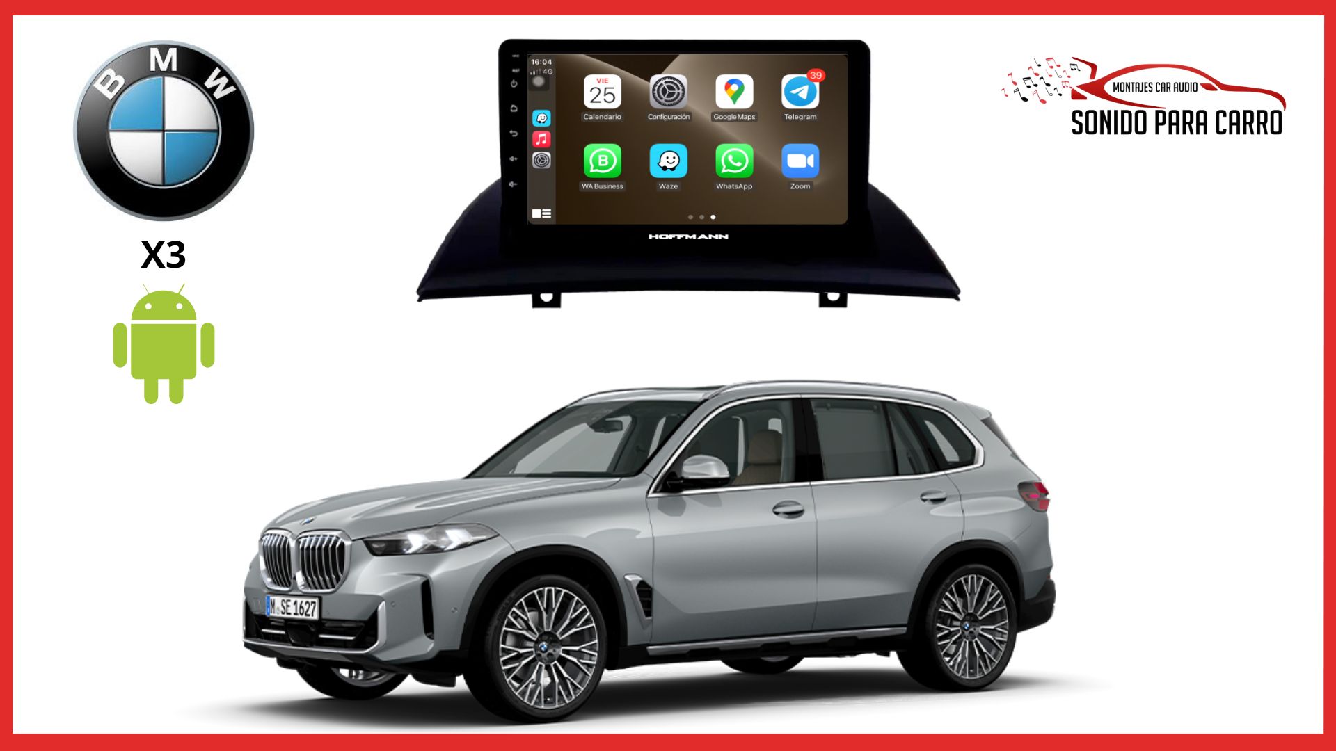 RADIO ANDROID BMW X3