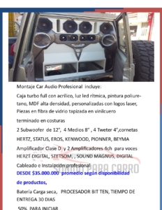 Montaje de sonido Toyota 4.5