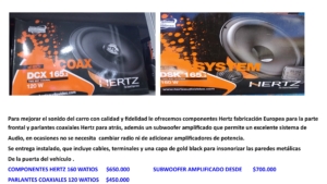 Parlantes de 6.5" componentes de calidad