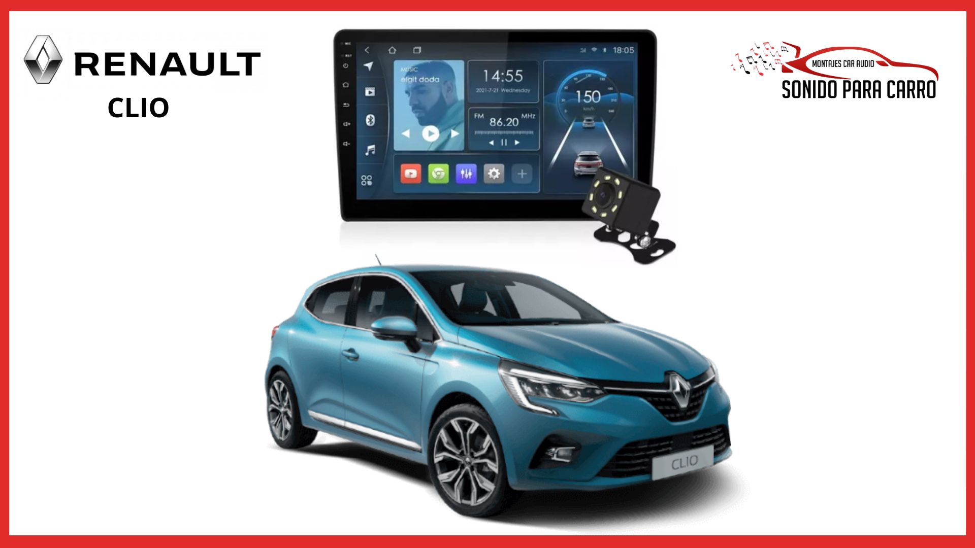 RADIO ANDROID RENAULT CLIO