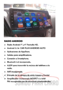 Tablet Android Car Play/Android auto